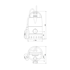 Čerpadlo odvodňovací Grundfos Unilift CC5 - A1 220-240/50 5m SCH