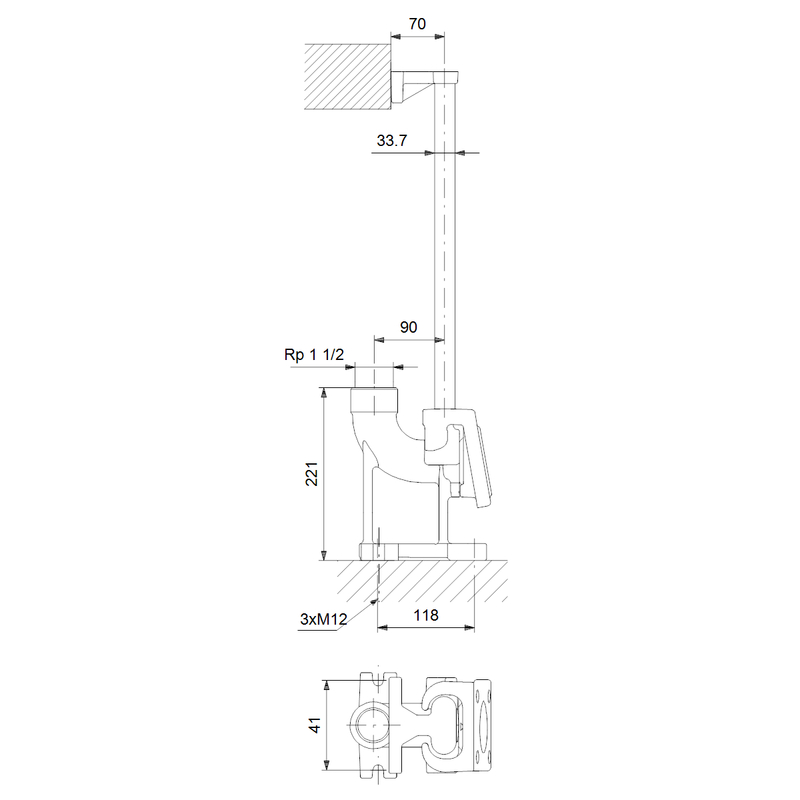 Souprava Grundfos Auto coupling set DN40 SEG CI