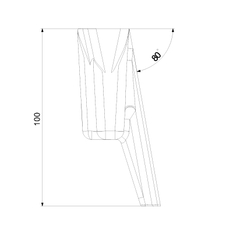 Patky Grundfos Extension feet SEG SS