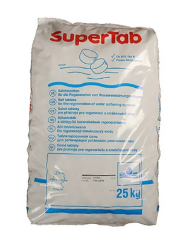 Tabletová regenerační sůl SUPERTAB 25 kg