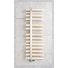 Těleso koupelnové PMH Kronos 600 x 800 mm, 520 W, středové připojení, Bílá lesklá RAL 9003