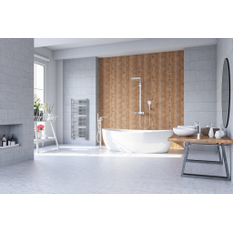 Těleso koupelnové PMH Danby 450 x 1640 mm, 497 W, klasické i středové připojení, Chrom