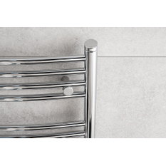 Těleso koupelnové PMH Danby 450 x 1640 mm, 497 W, klasické i středové připojení, Chrom