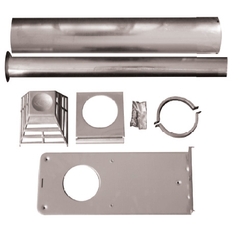 Výdech Karma k topidlům Beta VYD60, odtah přes zeď 60 cm