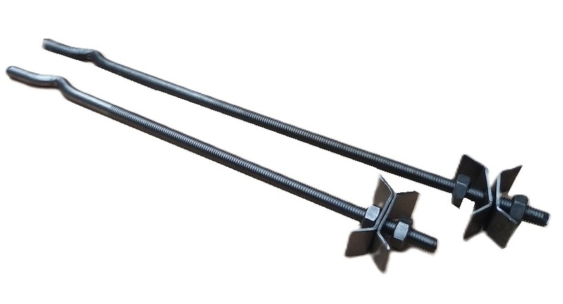 Držák radiátorový pro článkové radiátory průměr 8 mm, délka 320 mm (balení 1 ks)