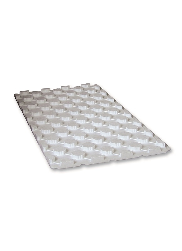 Systémová izolační deska - 1200x600mm (0,72m2), bílá - 9,36m2/13ks IVAR.TB 20 P 05