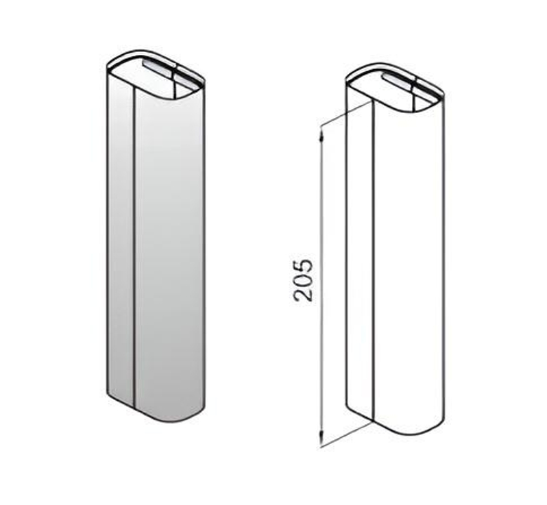 Krytka nosného profilu Korado (Z-U331, Z-U390, Z-U391, Z-U392, Z-U400)