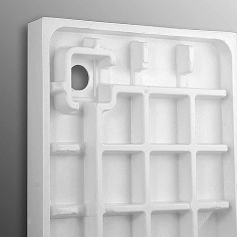Samonosná sprchová vanička z koextrudované skořepiny s PU nosičem Roltechnik Cola-P 90 x 90 x 17 cm čtverec bílá