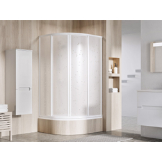 Sprchový kout Ravak SKCP4 80x80, Sabina bílá+pearl