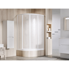 Sprchový kout Ravak SKCP4 90x90, Sabina bílá+pearl