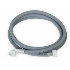 Hadice pračková Tubi napouštěcí s kolínkem, 100 cm, šedá