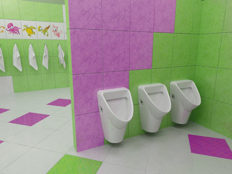 Pisoár Livo s radarovým splachovačem, 6 V SLP 31RB