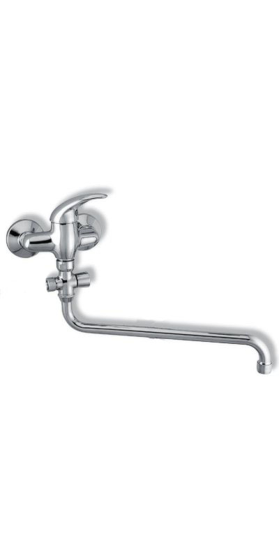 Novaservis Paneláková baterie bez příslušenství 100 mm Metalia 55 chrom 55075/1,0
