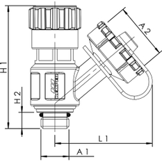 Vypouštěcí ventil Bronz/Plast Kemper, DN 15-50