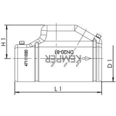Izolační pouzdro pro MULTI-THERM ventil Kemper, DN 15
