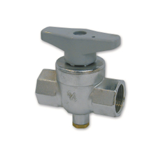 Kulový uzávěr voda - s jímkou - 1/2˝FF, M 10x1, motýl IVAR.T4J