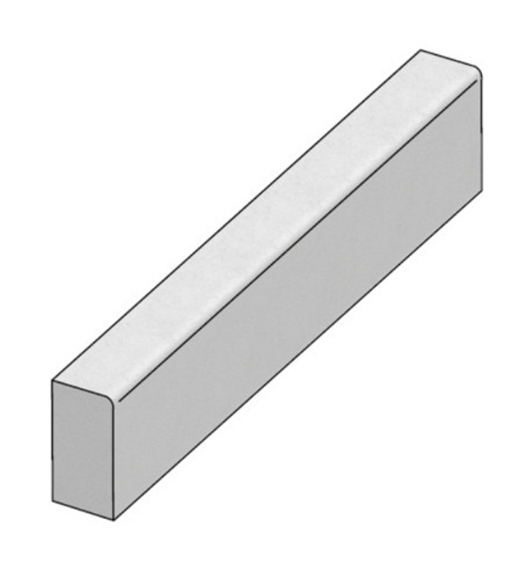 Obrubník silniční betonový CSB T 100 x 25 x8 cm šedá