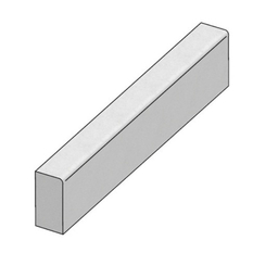 Obrubník silniční betonový CSB T 100 x 25 x8 cm šedá