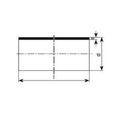 Trubka vodovodní tlaková PE Wavin TS DOQ SDR11, d 32 x 3,0 mm (návin 100 m), modrá