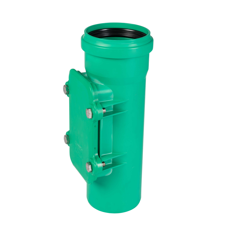 Tvarovka čistící kanalizační Osma KG 2000 Polypropylen PPKGREA, DN 125, zelená