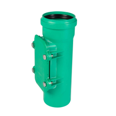 Tvarovka čistící kanalizační Osma KG 2000 Polypropylen PPKGREA, DN 125, zelená