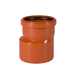 Redukce nesouosá kanalizační PVC Osma KGR, DN 125 x 110, oranžová