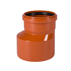 Redukce nesouosá kanalizační PVC Osma KGR, DN 160 x 125, oranžová