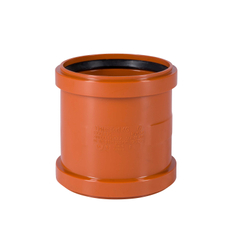 Přesuvka kanalizační PVC Osma KGU, DN 125, oranžová