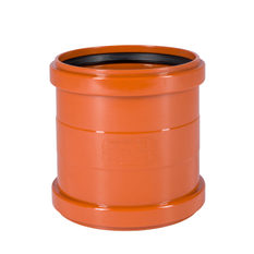 Přesuvka kanalizační PVC Osma KGU, DN 160, oranžová
