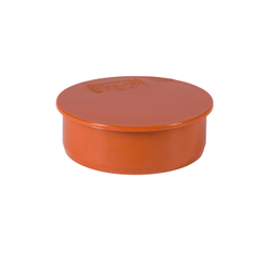 Zátka vnitřní kanalizační PVC Osma KGM, DN 110, oranžová