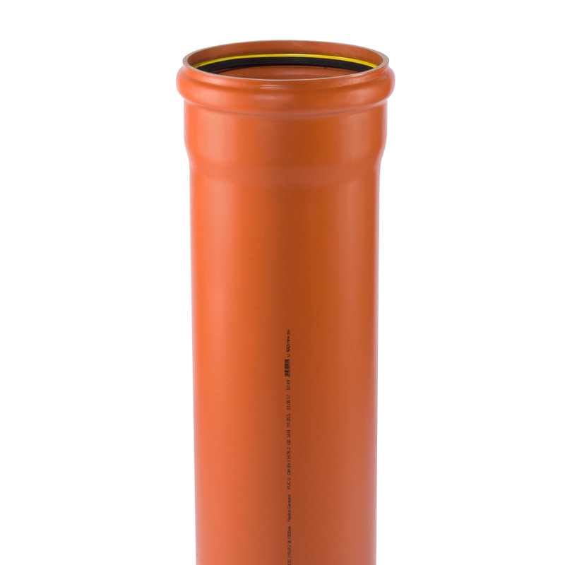 Trubka hrdlová kanalizační PVC Osma KGEM SN8, DN 315 x 9,2 x 1000 mm, oranžová