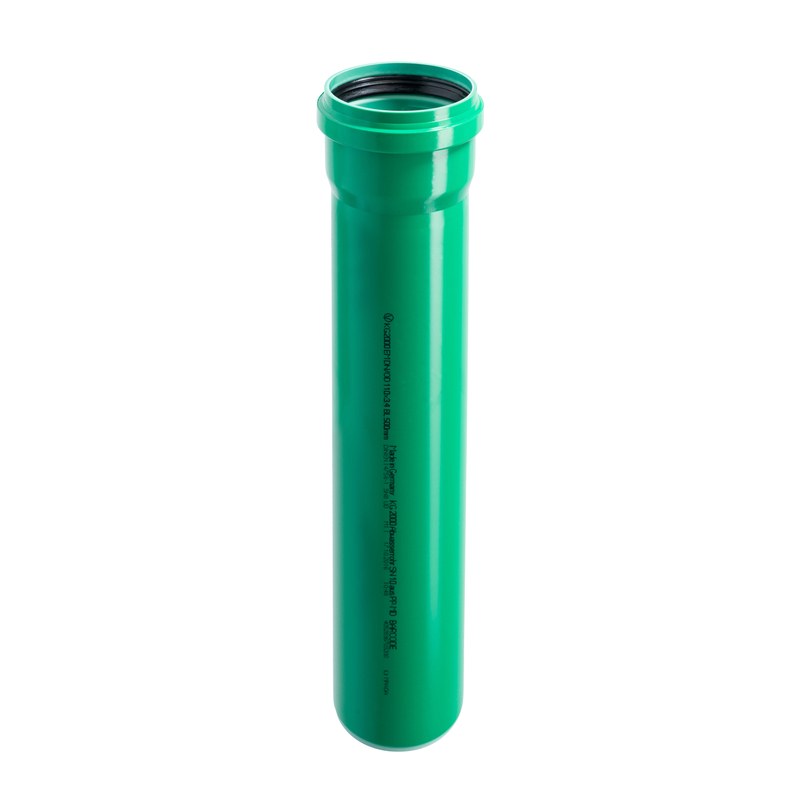 Trubka hrdlová kanalizační Osma KG 2000 Polypropylen PPKGEM SN10, DN 110 x 3,4 x 500 mm, zelená