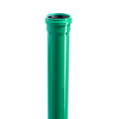 Trubka hrdlová kanalizační Osma KG 2000 Polypropylen PPKGEM SN10, DN 110 x 3,4 x 1000 mm, zelená