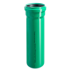 Trubka hrdlová kanalizační Osma KG 2000 Polypropylen PPKGEM SN10, DN 160 x 4,9 x 500 mm, zelená