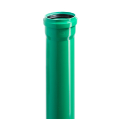 Trubka hrdlová kanalizační Osma KG 2000 Polypropylen PPKGEM SN10, DN 200 x 6,2 x 1000 mm, zelená