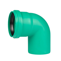 Koleno kanalizační Osma KG 2000 Polypropylen PPKGB 87°, DN 110, zelená