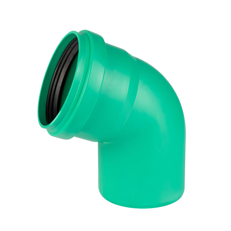 Koleno kanalizační Osma KG 2000 Polypropylen PPKGB 67°, DN 160, zelená