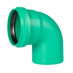 Koleno kanalizační Osma KG 2000 Polypropylen PPKGB 87°, DN 160, zelená
