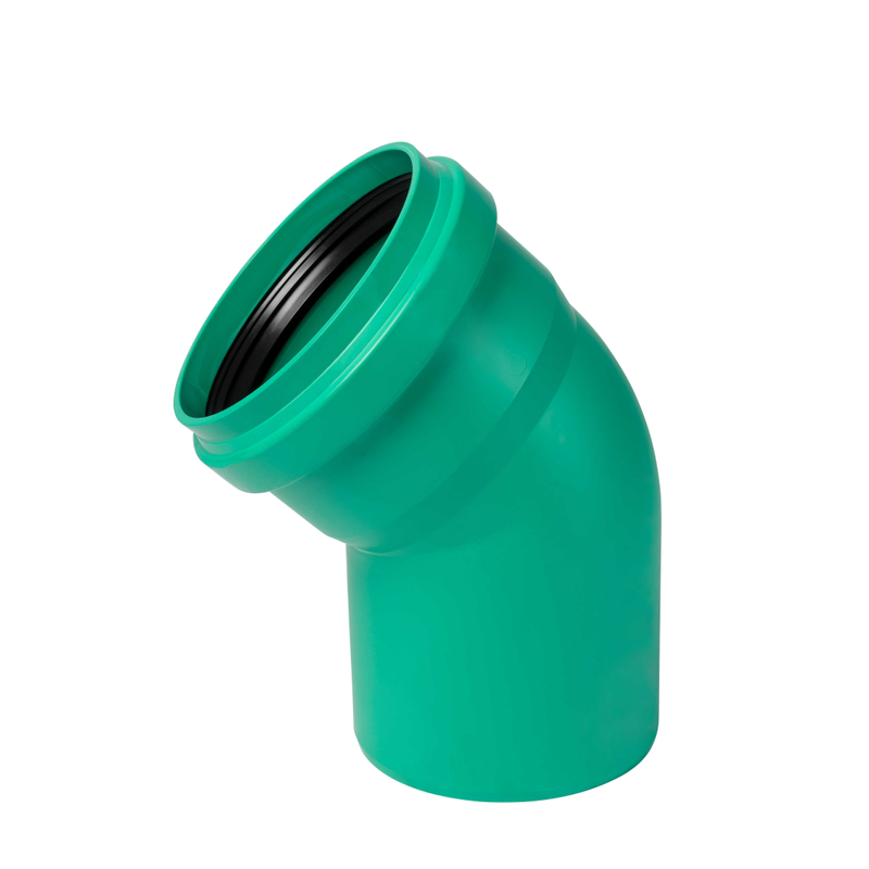 Koleno kanalizační Osma KG 2000 Polypropylen PPKGB 45°, DN 200, zelená