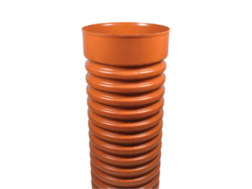 Roura šachtová korugovaná (vlnovec) s hrdlem Wavin Basic d 315 x 3000 mm