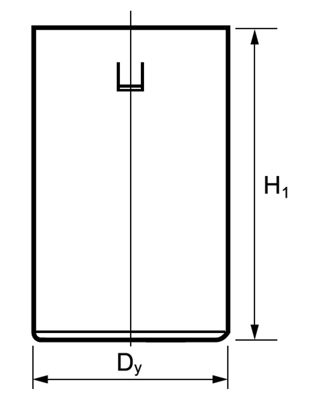 Roura teleskopická Wavin Tegra 425, d 425 x 375 mm (včetně těsnění)