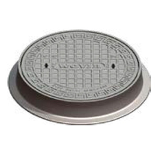 Poklop litinový Wavin Tegra 600 D400, zatížení D400 - 40 t