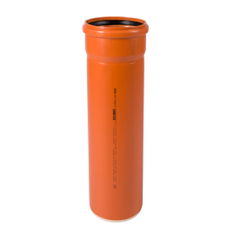 Trubka hrdlová kanalizační PVC Osma KGEM SN4, DN 160 x 4,0 x 2000 mm, oranžová