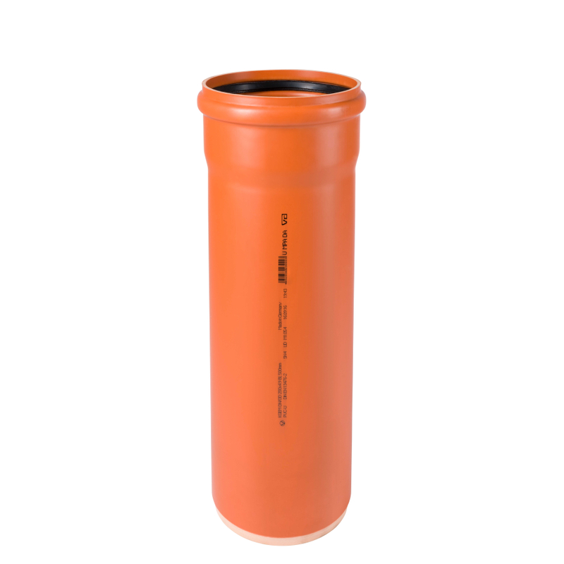 Trubka hrdlová kanalizační PVC Osma KGEM SN4, DN 200 x 4,9 x 500 mm, oranžová