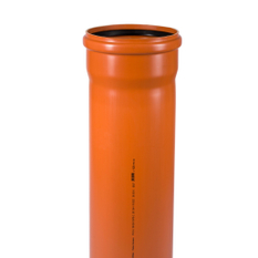 Trubka hrdlová kanalizační PVC Osma KGEM SN4, DN 315 x 7,7 x 2000 mm, oranžová