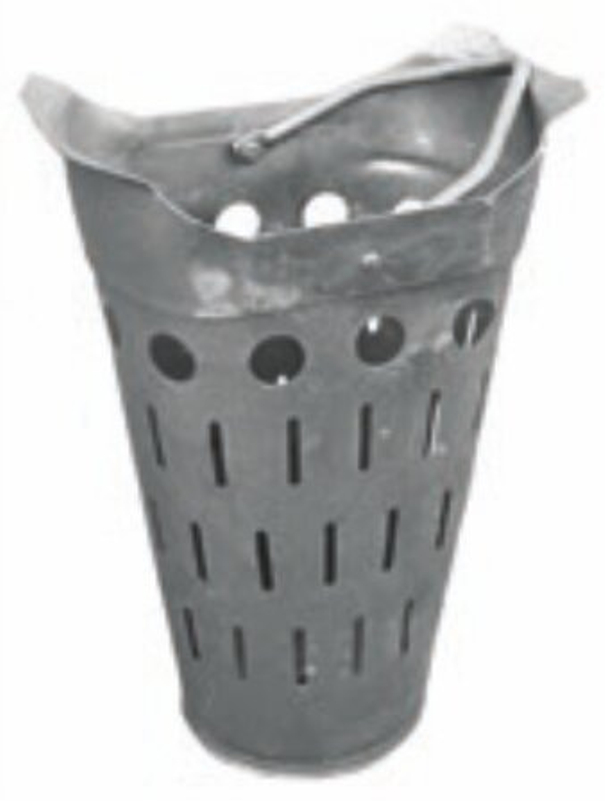 Kalový koš uličních vpustí Kasi pozinkovaný plech, madlo pozinkovaná ocel, pro mříže 300 x 500, v. 325 mm