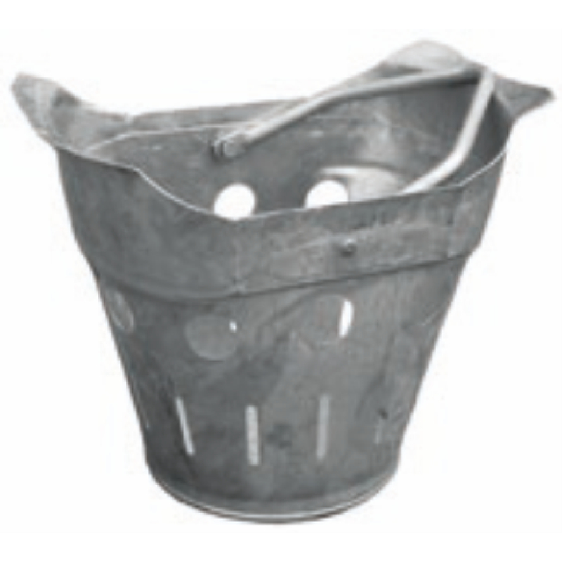 Kalový koš uličních vpustí Kasi pozinkovaný plech, madlo pozinkovaná ocel, pro mříže 300 x 500, v. 275 mm