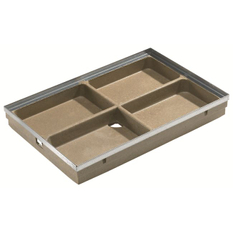 Čistící rohože - vana z polymerbetonu ACO Self Vario 600 x 400 mm
