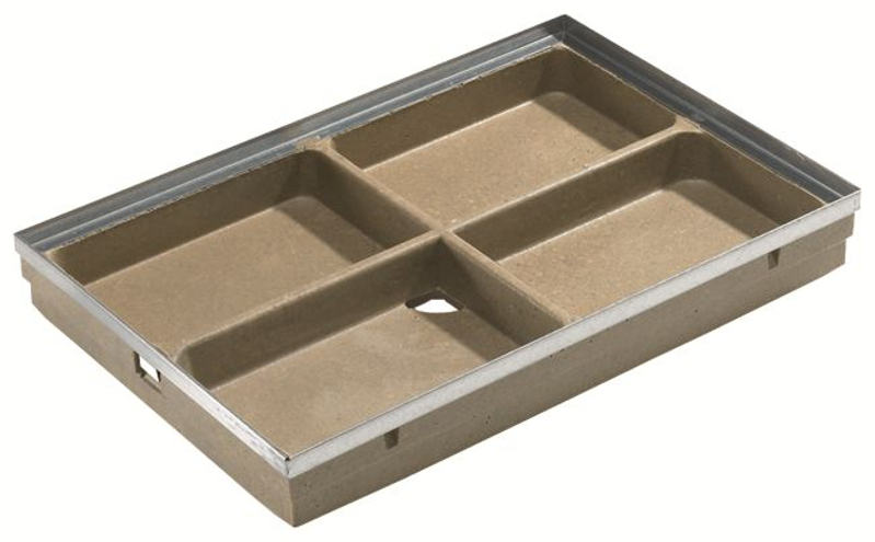 Čistící rohože - vana z polymerbetonu ACO Self Vario 1000 x 500 mm