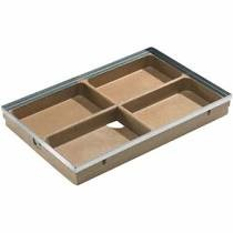 Čistící rohože - vana z polymerbetonu ACO Self Vario 1000 x 500 mm